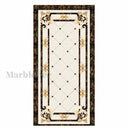 marble floor medallion in marble - Image 1