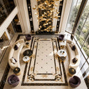 marble floor medallion in marble - Image 2