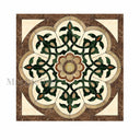 waterjet medallion in marble - Image 1