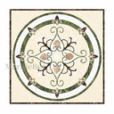 marble floor medallion in marble - Image 1