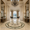 marble floor medallion in marble - Image 2
