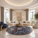 floor marble medallion in marble - Image 5