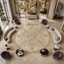 marble medallion in marble - Image 4