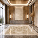 marble medallion in marble - Image 2