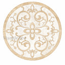 waterjet medallion in marble - Image 1