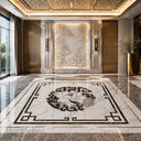 marble medallion in marble - Image 2