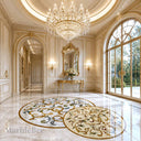 marble medallion in Marble - Image 2