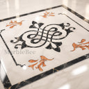 marble medallion in Marble - Image 3