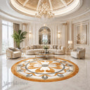 marble medallion in Marble - Image 2