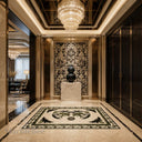 marble floor medallion in Marble - Image 2