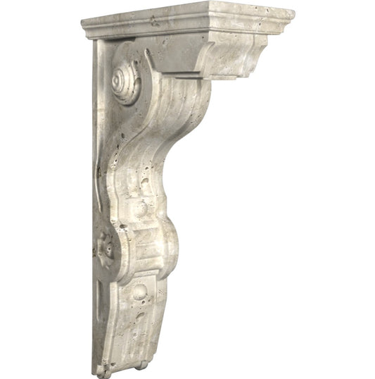 Beige Travertine Corner Corbel