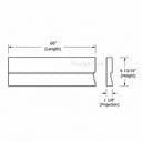 Marble baseboard in Massangis Clair Limestone - Image 5