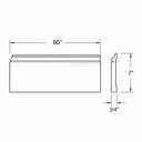 Marble skirting board in Massangis Clair Limestone - Image 5