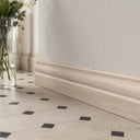 Marble skirting in Pearl Linen limestone - Image 2