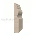 Marble skirting board in Pearl Linen limestone - Image 3