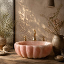 Rose Quartz Sink in Pink Onyx - Image 3