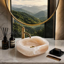 Pink Onyx Basin in Pink Onyx - Image 3
