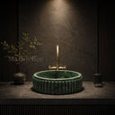 Marble Sink in Dark Green Marble - Image 2