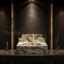 Marble sink in Calacatta Crema Viola - Image 2
