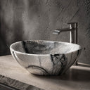 Stone bathroom rink in Valgri white - Image 3