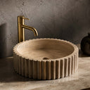 Sink Marble in Beige Travertine - Image 2