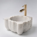 Stone sink in Carrara White - Image 1