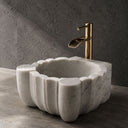 Stone sink in Carrara White - Image 3