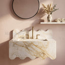 Marble basin in calacatta gold - Image 2