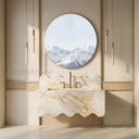 Marble basin in calacatta gold - Image 4