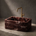 Sink Marble in Rosso Lepanto - Image 2