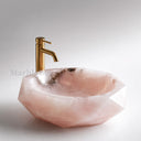 Rose Quartz Sink in Pink Onyx - Image 1