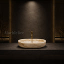 Onyx Sink in White Onyx - Image 3