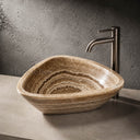 Natural stone basin in Yellow Onyx - Image 2