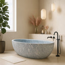 White Marble Bathtub made of Carrara Marble