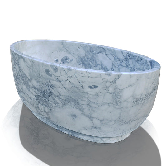 Marble Bathtub: Hand-Carved Luxury from One-Piece Marble Block