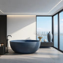 Stone bathtub made of Black Limestone