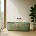 Custom Bathtub | Luxury turquoise Marble 70.87" Long