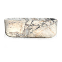 Marble Bathtub | Luxury Italian Valgri White Marble 70.87" Long