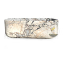 Marble Bathtub | Luxury Italian Valgri White Marble 70.87" Long