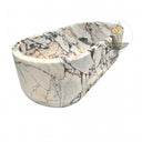 Marble Bathtub | Luxury Italian Valgri White Marble 70.87" Long