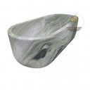 Custom Bathtub | Hand-Carved from Luxury Shangri-la Jade 70.87" Long