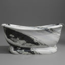 Marble bathtub in Panda White - Image 1
