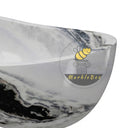 Stone bathtub in Panda White - Image 4