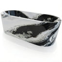 Marble tub in Panda White - Image 3