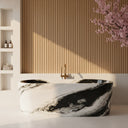 Marble tub in Panda White - Image 2