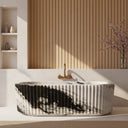 Marble bathtub in Panda White - Image 2