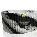 Marble bathtub | Fluted Panda Veining | 70.87 Inch Length | Panda White