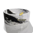 Marble tub | Bold veined round | 59 Inch Width | Panda White