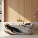 Marble bathtub in Panda White - Image 2