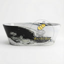 Stone tub | Oval Freestanding Design | 71 Inch Length | Panda White